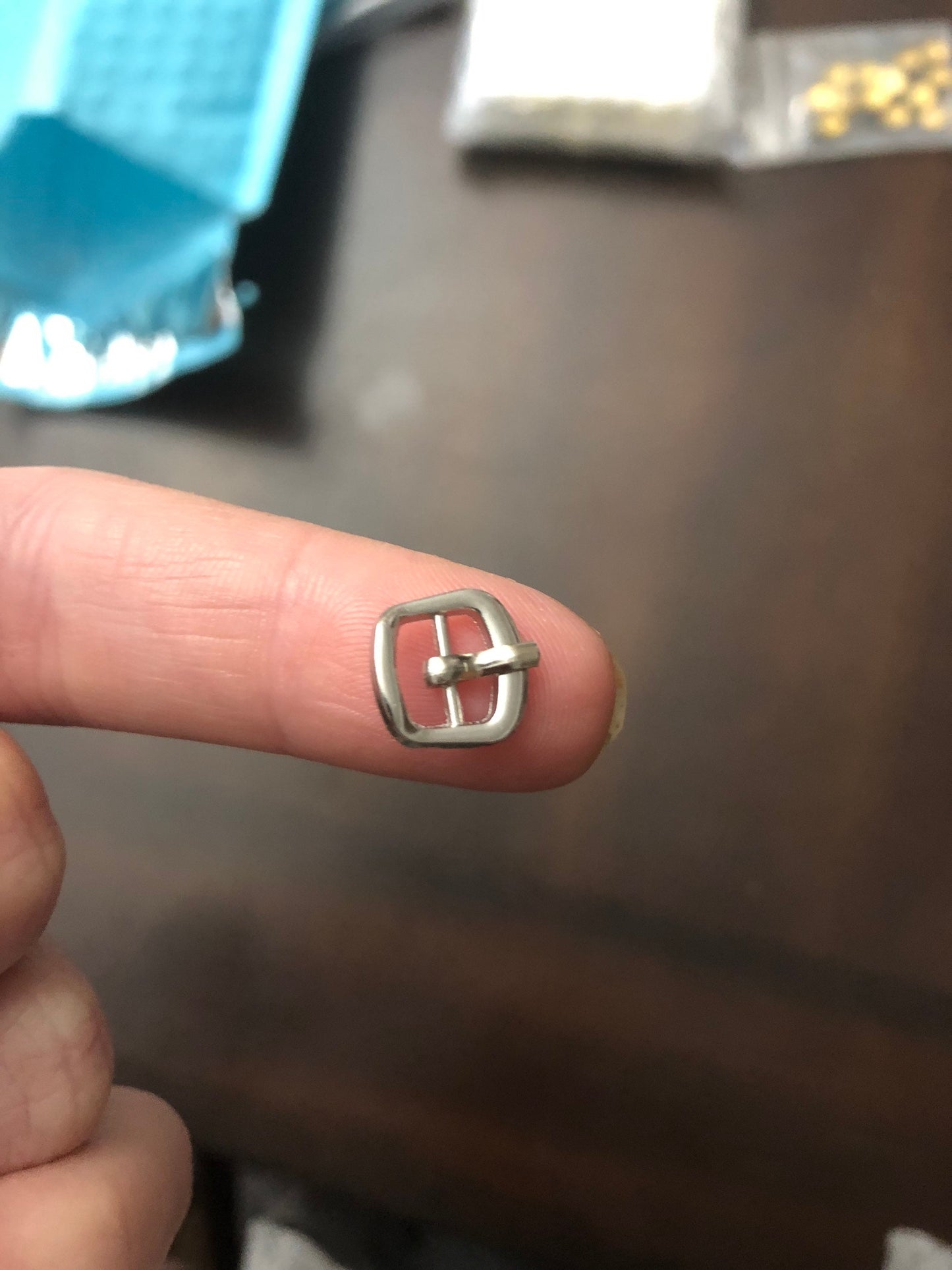 Tiny doll buckles 1/4” buckles for dollmaking and small projects