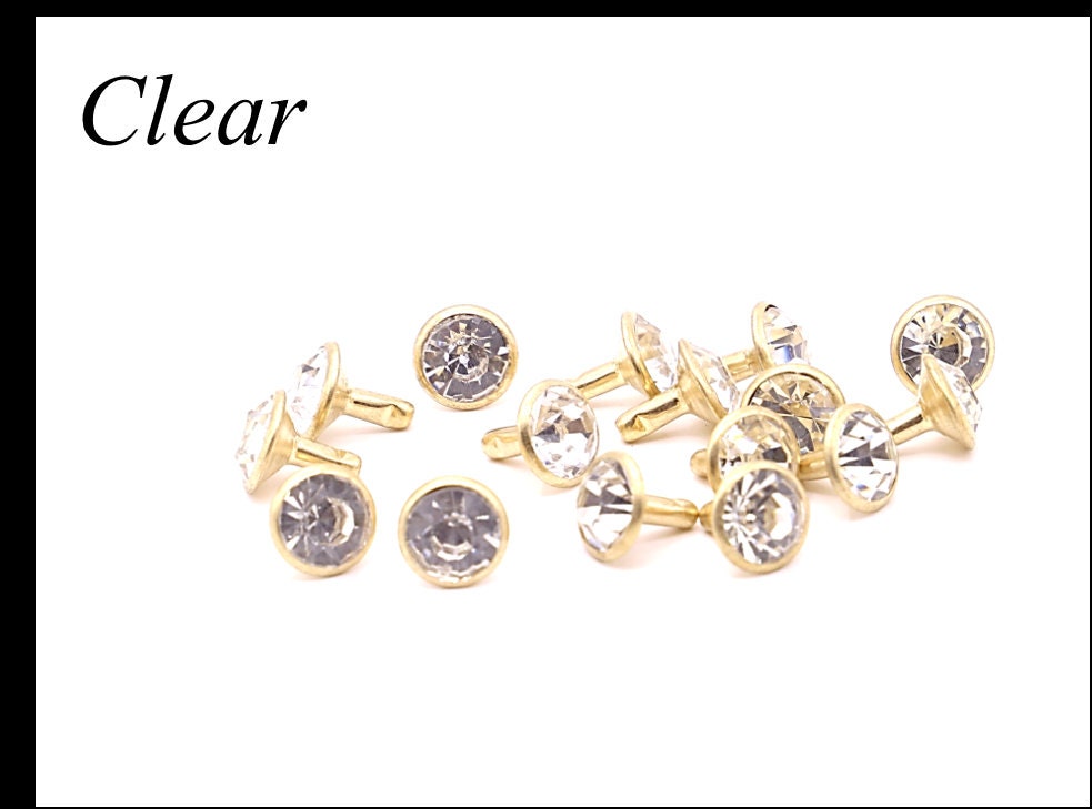 Crystal Rivet Sampler Box - Bulk Savings 300 Crystal Rivets with carry case - 50% markdown from retail value!