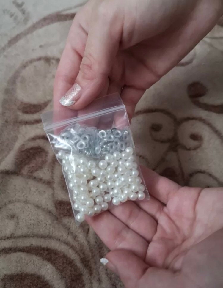 Pearl Rivets - 6mm 8mm Mixed Size Pin Pearls