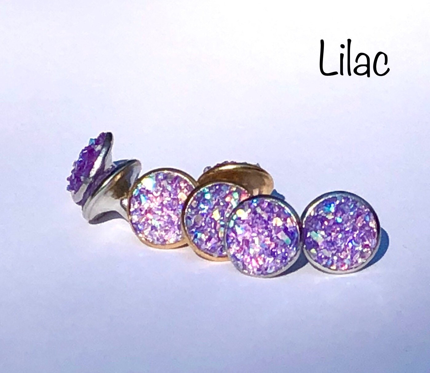 New Drusy Crystal Rivets - 9mm Crystal Rivets - NEW ITEM only found here!