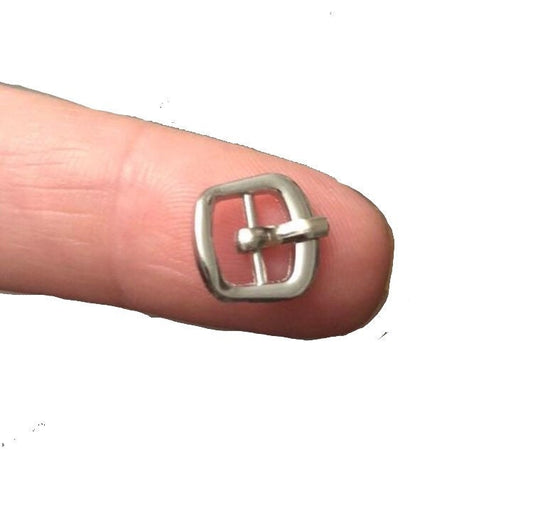 Tiny doll buckles 1/4” buckles for dollmaking and small projects