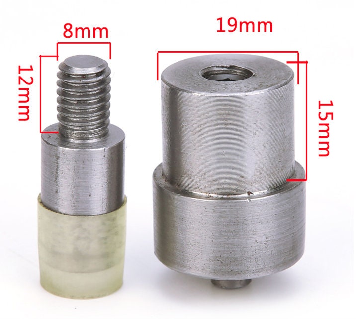 Round Pearl Dies for Hand Press - 4-10mm Dies for Setting Pearl Rivets - Press Sold Separately