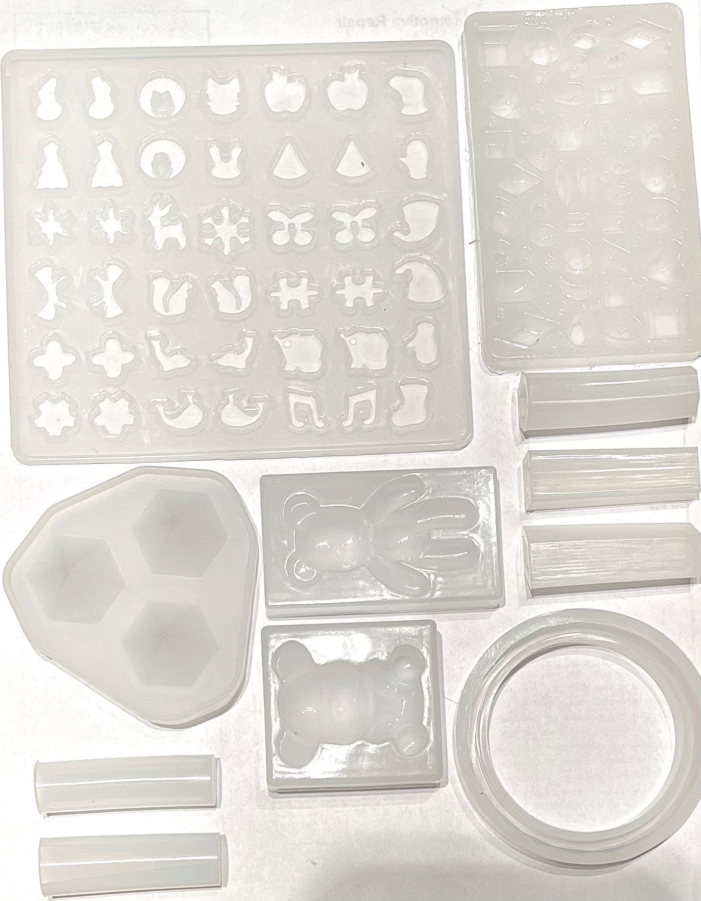 Pendant Charm Jewelry Silicone Mold Accessory Kit with Hardware