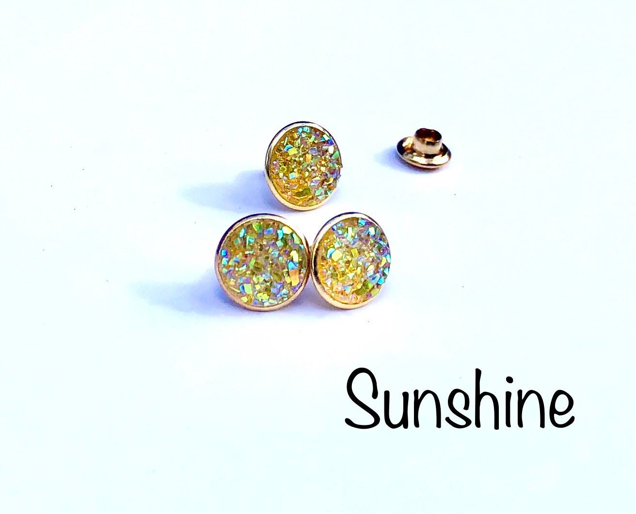 New Drusy Crystal Rivets - 9mm Crystal Rivets - NEW ITEM only found here!