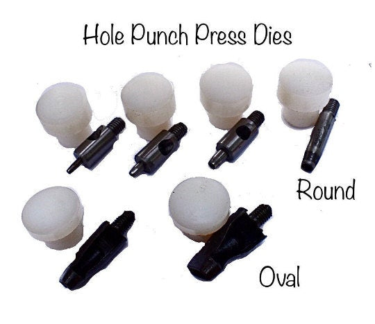 Pearl Prong Snap Dies for Hand Press - Dies for Setting 9.5mm 11.5mm Metal Snaps