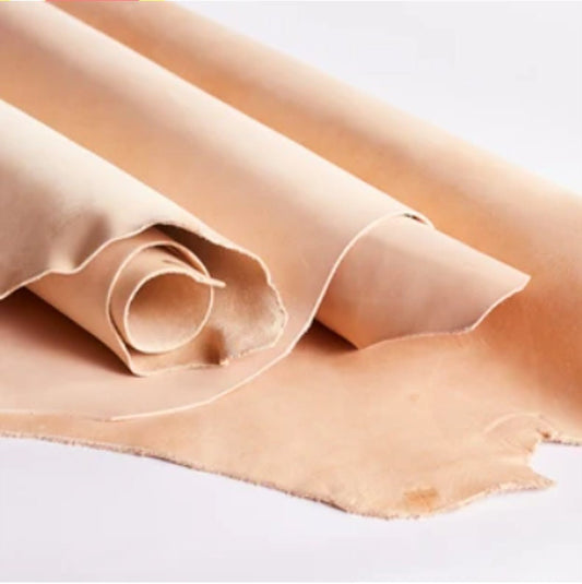 Veg tanned leather - Raw Leather - Quality Tooling Leather - Wholesale Leather Cut to size, 2-9oz