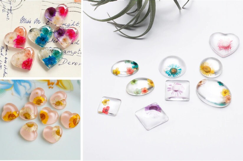 Real Dried Flower Box for Resin, Soaps, and Candles