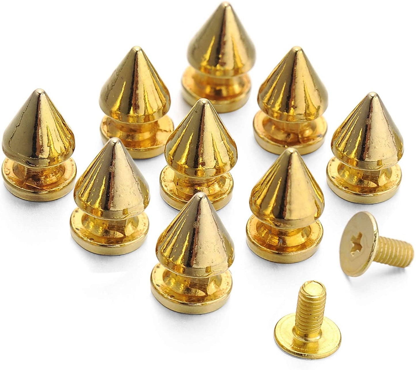 Spike Rivets - Easy to Install Tree Spike Screw Rivets - Spike Chicago Screw - Screwpost Cone Rivets