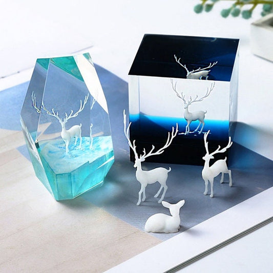 Deer Nature Scene Resin Kit