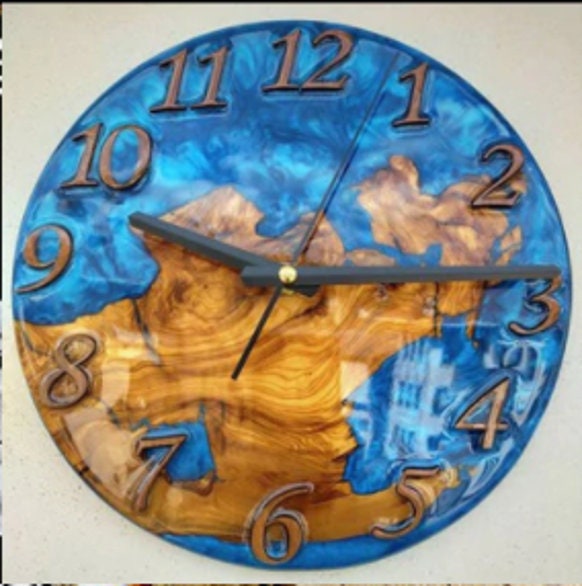 Clock face silicone mold
