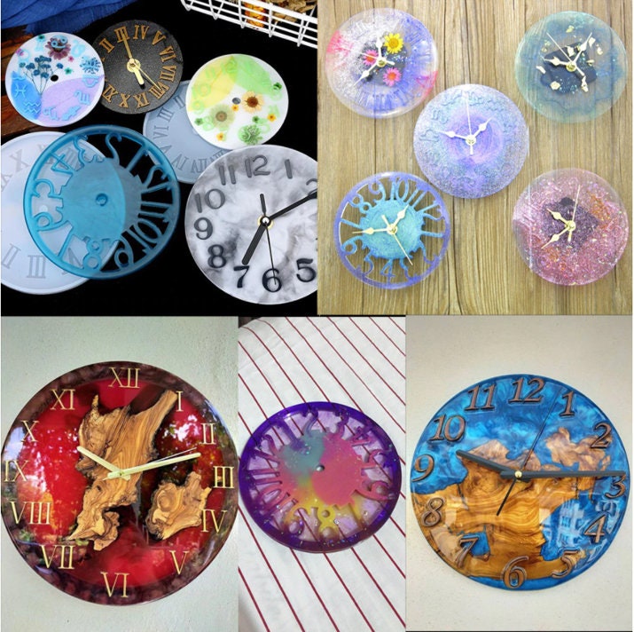 Clock face silicone mold