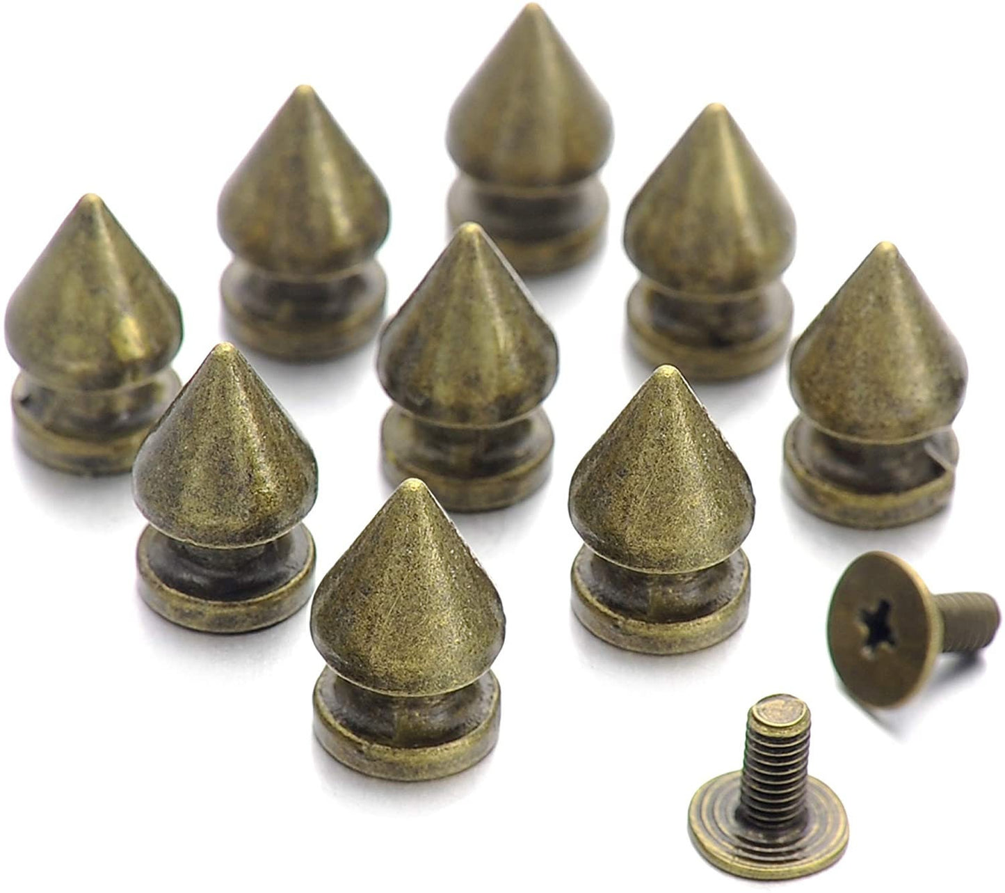 Spike Rivets - Easy to Install Tree Spike Screw Rivets - Spike Chicago Screw - Screwpost Cone Rivets