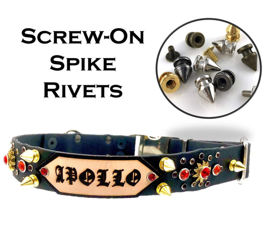 Spike Rivets - Easy to Install Tree Spike Screw Rivets - Spike Chicago Screw - Screwpost Cone Rivets