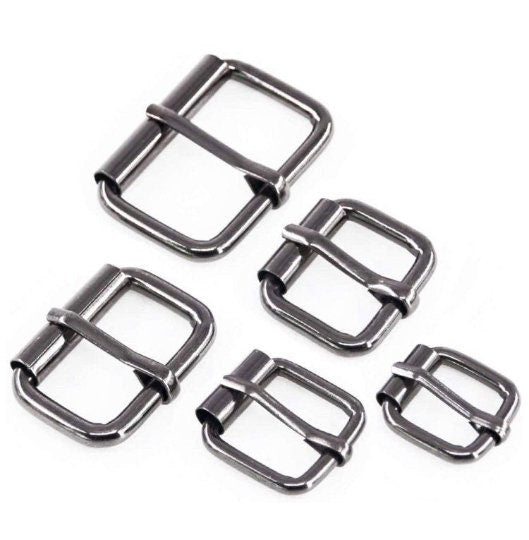 Metal Roller buckles - 1/2" 5/8" 3/4" 1" 1-1/4" and 2" Metal Buckles for dog collars, straps, belts, and hardware needs