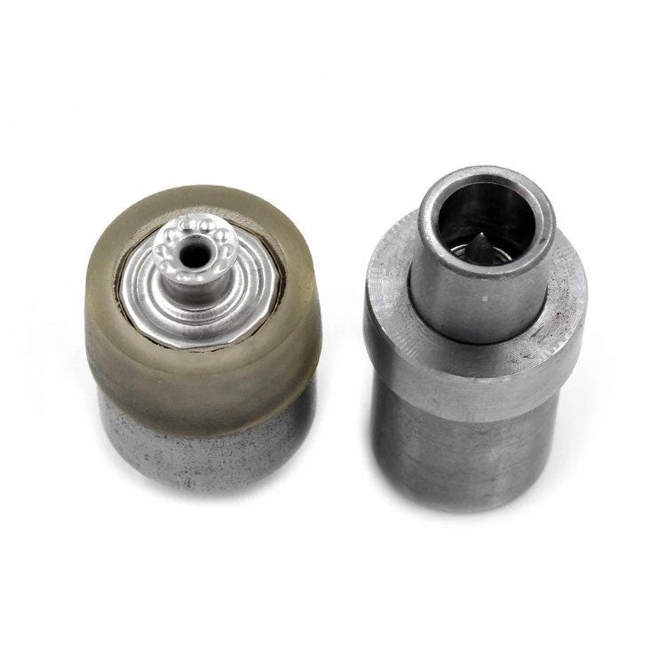 Jean Tack Button Dies for Hand Press - 15-20mm Dies for Setting Jean Tack Rivets