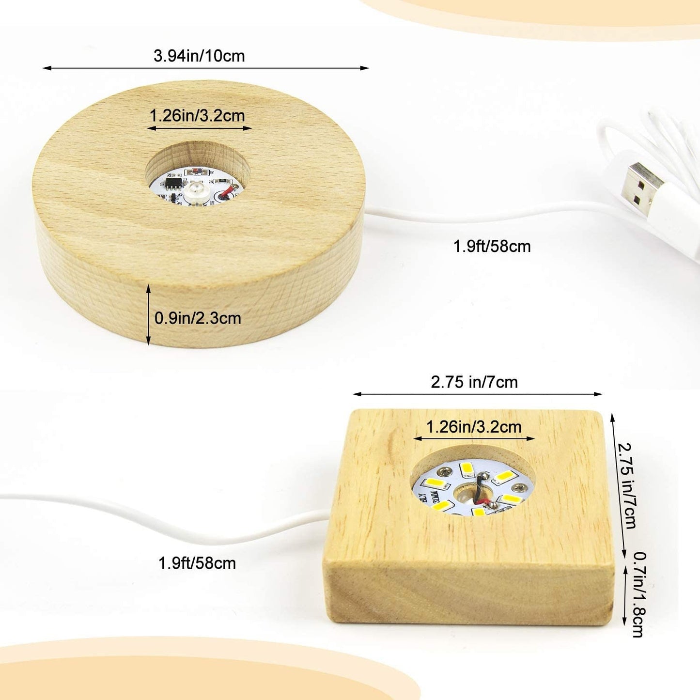 LED Light Base for Resin