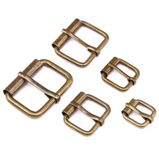 Metal Roller buckles - 1/2" 5/8" 3/4" 1" 1-1/4" and 2" Metal Buckles for dog collars, straps, belts, and hardware needs