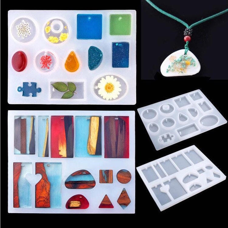 Silicone Mold Resin Starter Kit with Glitter, Tools, and Hardware - 83 pcs!