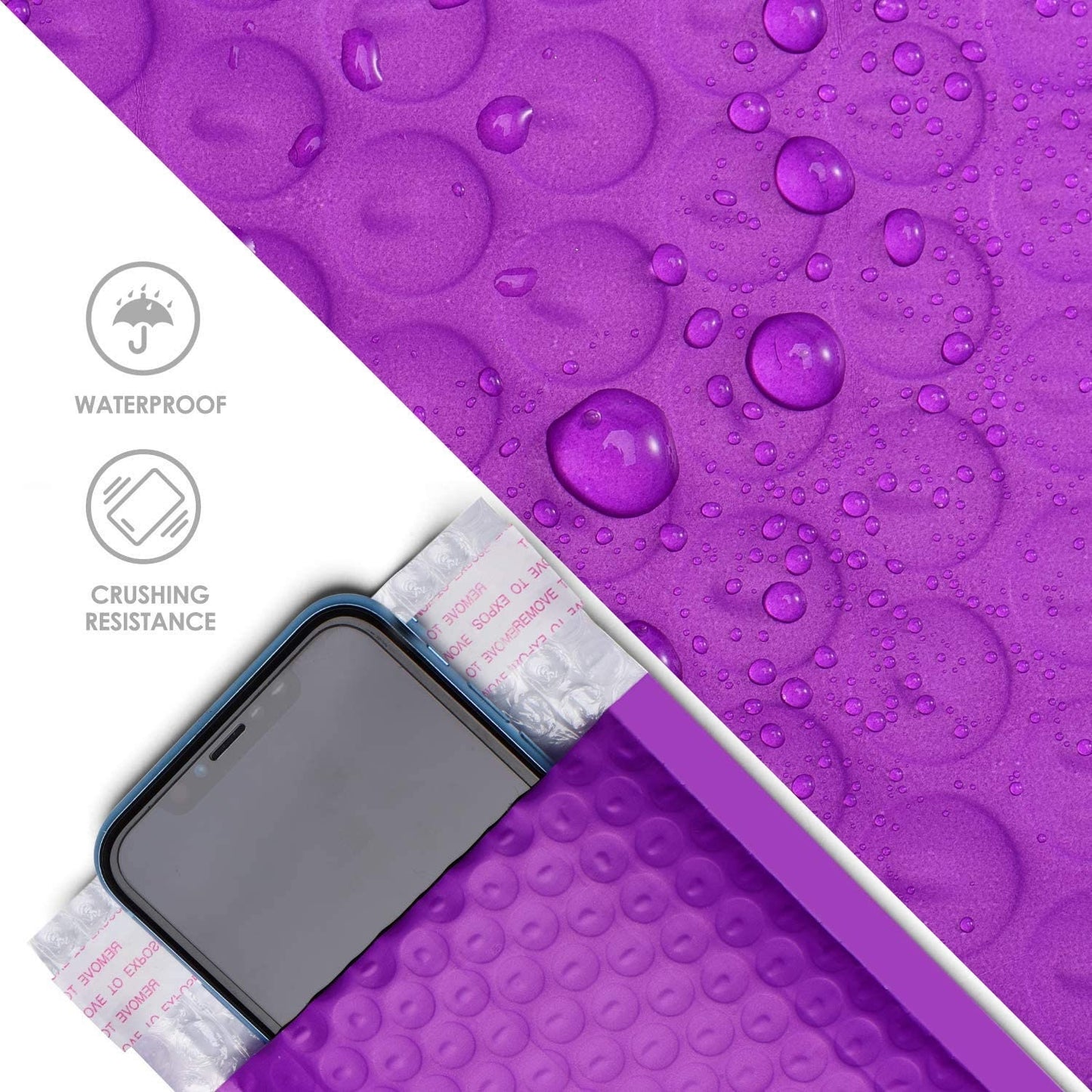 Bubble mailers - 4x8" 6x10" 8.5x12" - New Summer colors!