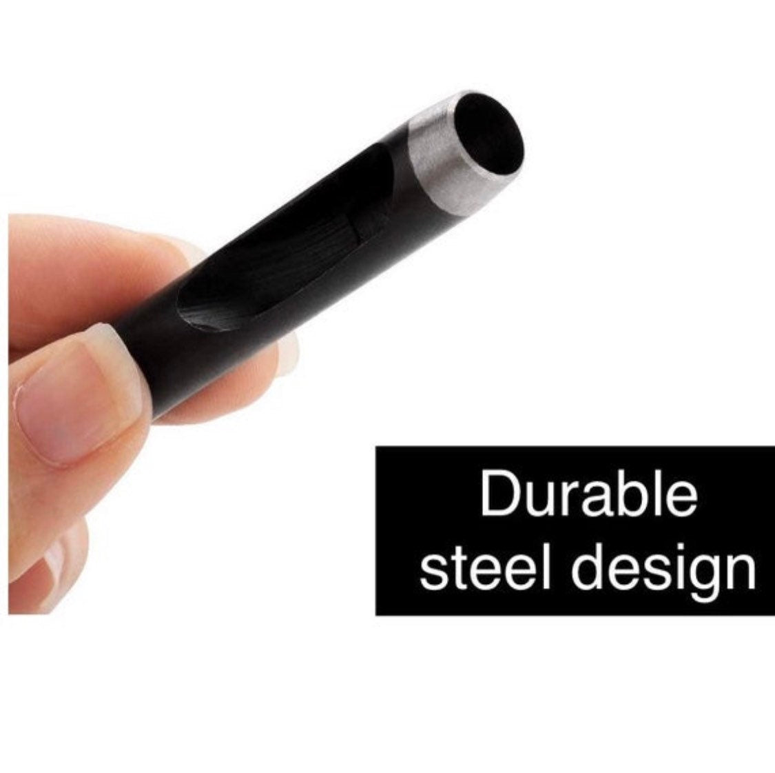 Hole Punches - 2-10mm Hole Punching Tools for punching holes for Setting Rivets, Grommets, and Snaps