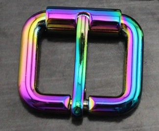 1" Rainbow Metal Buckle - 25mm Rainbow Roller Buckle