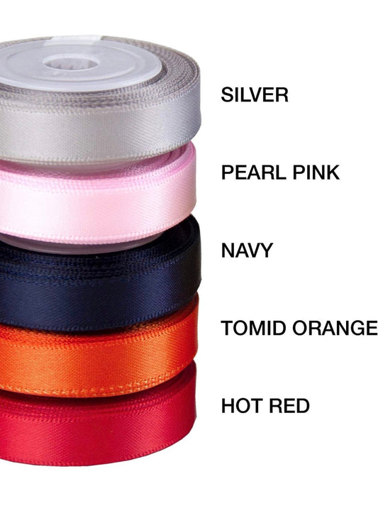 Satin Ribbon - 1” Double sided polyester satin ribbon 1” x 2 yards