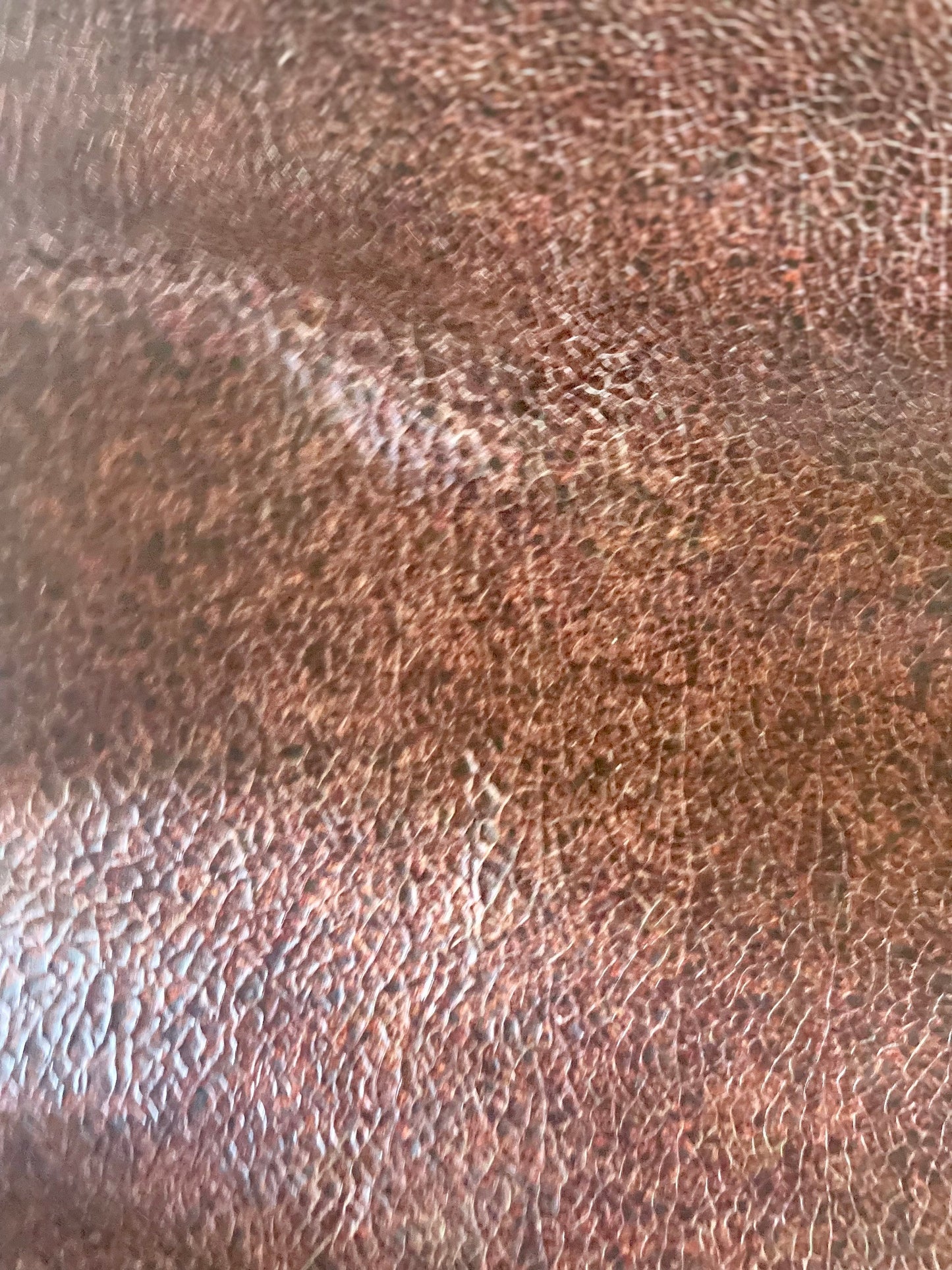 Laser engraved crackle finish leather - Raw Leather - Wholesale Leather 1-2oz