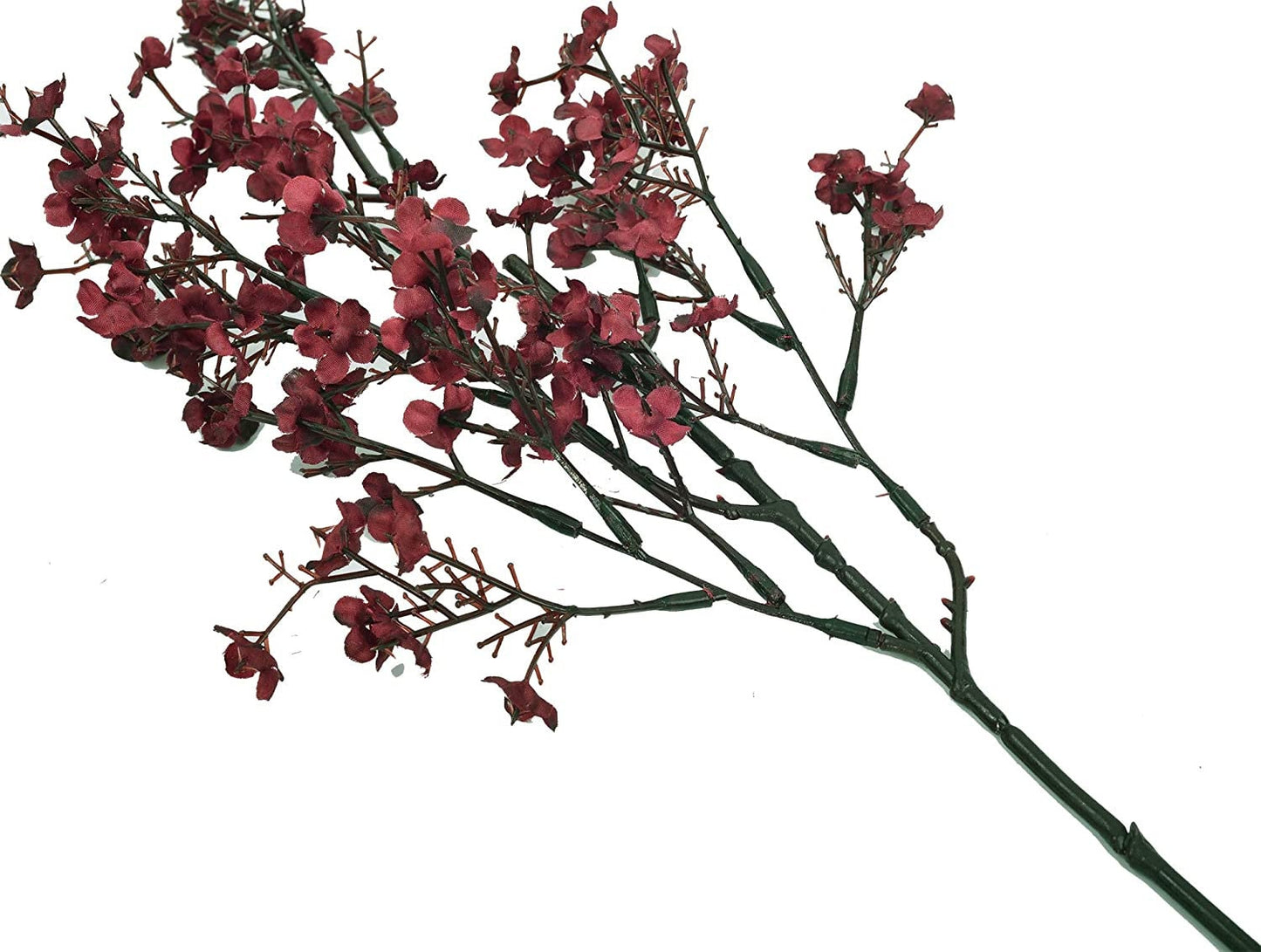 Winter Flowers - Silk Flowers - Minimalist Home Decor - Baby's Breath Silk Floral Stems