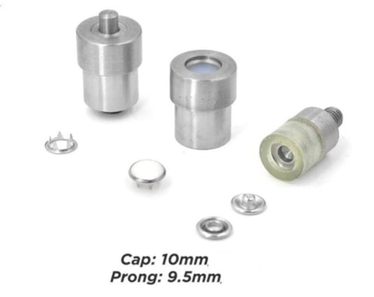 Pearl Prong Snap Fastener Press Die for Hand Press -9.5mm Dies for Setting Prong Snaps - Press Sold Separately
