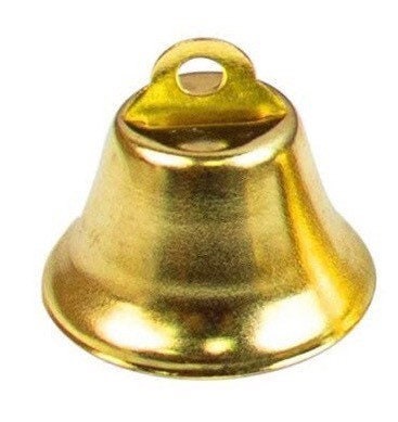 Bells for Crafts, Wreaths, Ornaments, Pet Collars and Trees - 20ct 1” Gold Bells