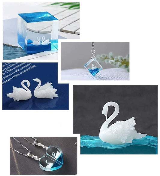 Swan jewelry resin kit