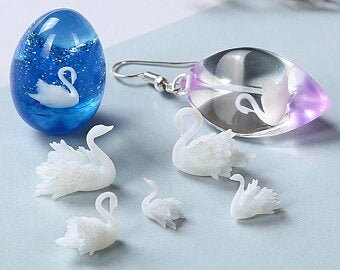 Swan jewelry resin kit