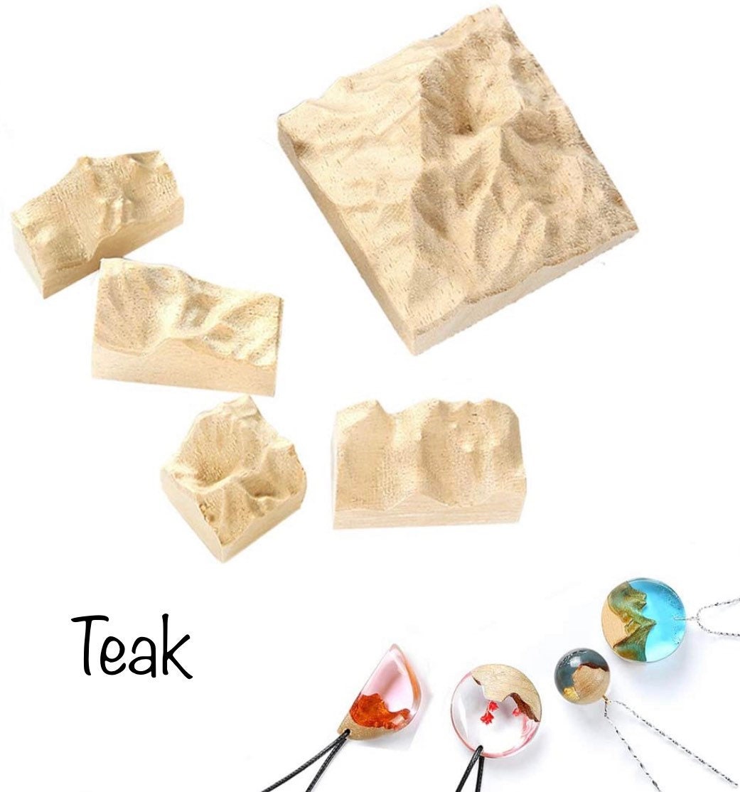 Wooden Mountain Scenes for Resin