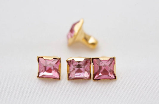 Square Crystal Rivets