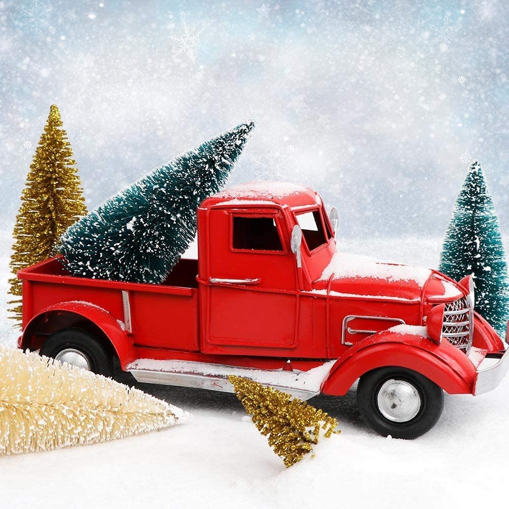 Miniature Pine Trees - Christmas trees - Great for Crafts, Winter Villages, and Holiday Decor