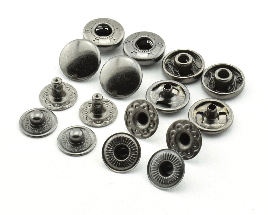 Metal Snaps, Spring Snap Buttons - 10mm 12.5mm 15mm Snaps - #633 #831 #655 Snaps