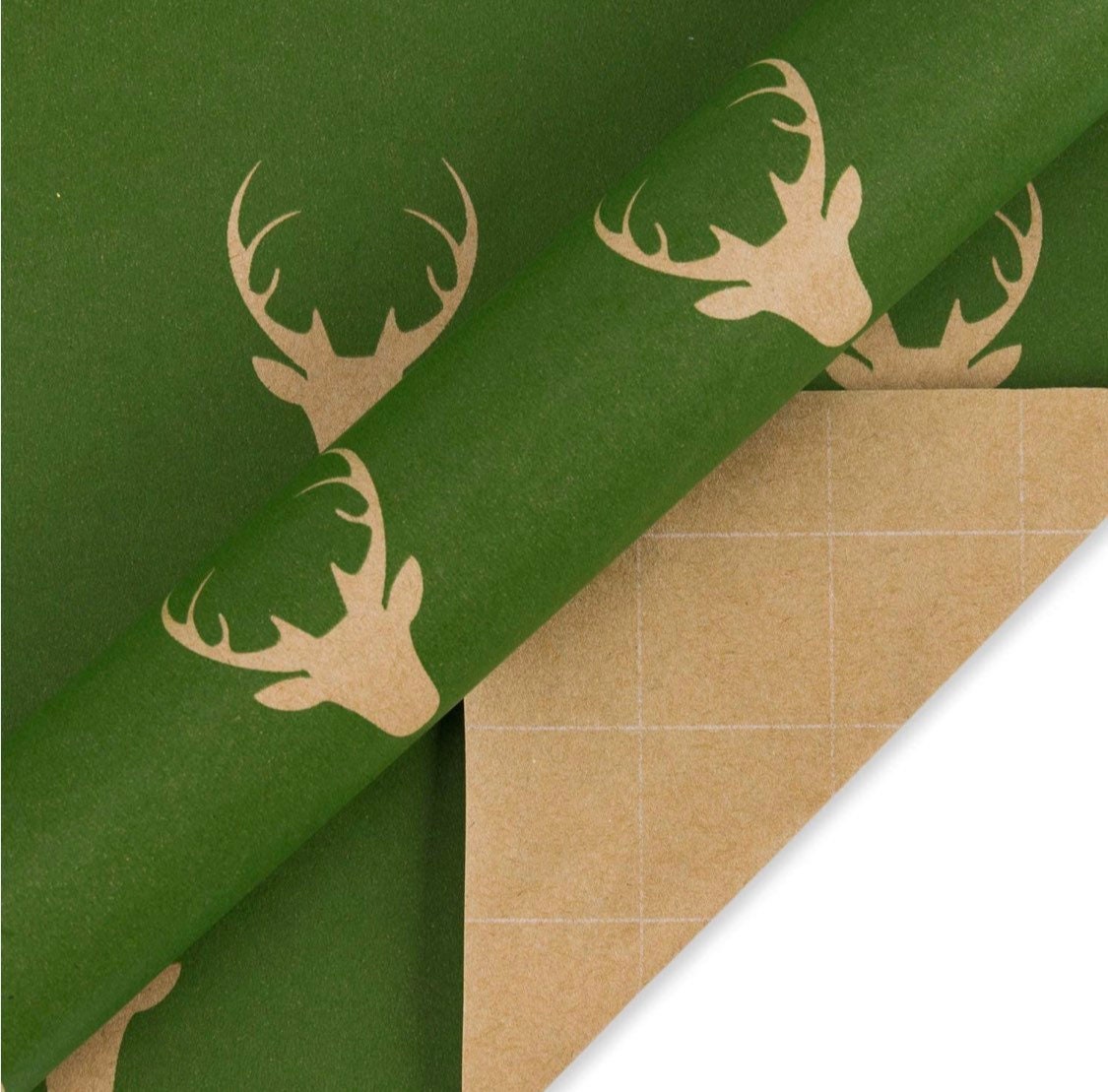 Wrapping paper set - 6ct Brown paper gift wrap - Eco friendly sustainable recyclable Kraft paper for Christmas gifts