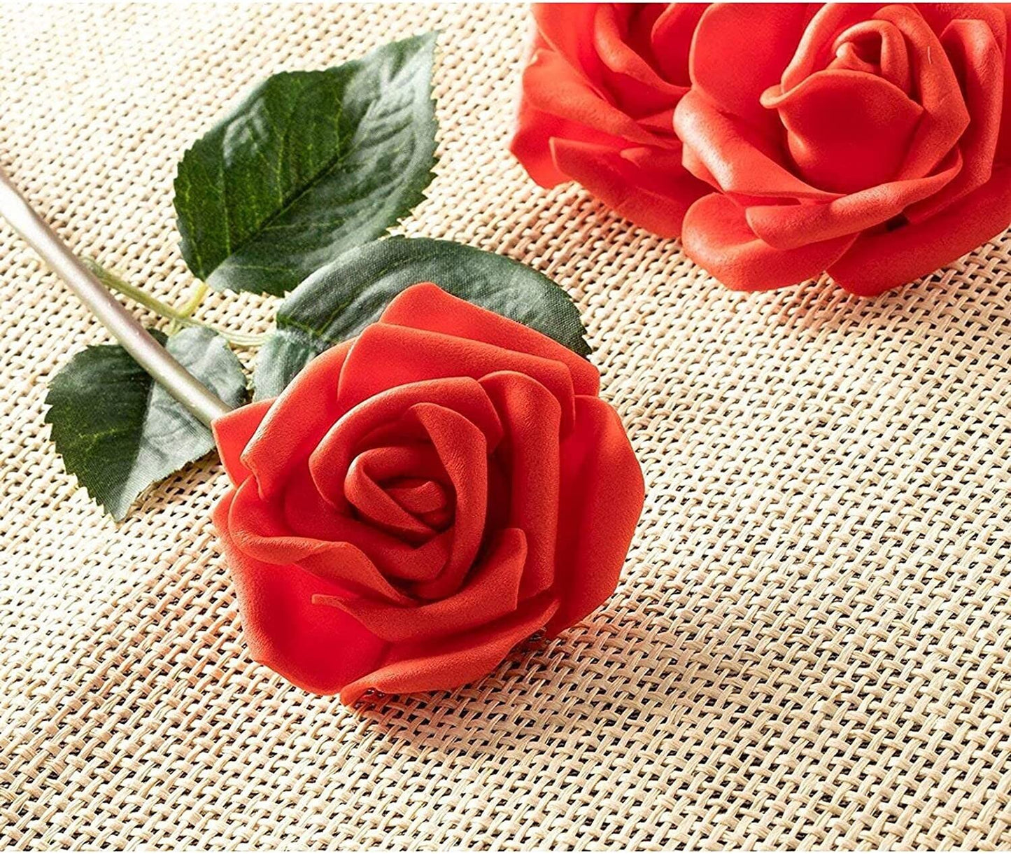 Realistic Roses for Displays and Crafts| Valentine's Day Roses | Flowers for Wall Panels Backdrop Bouquet Wedding Party Home Decor