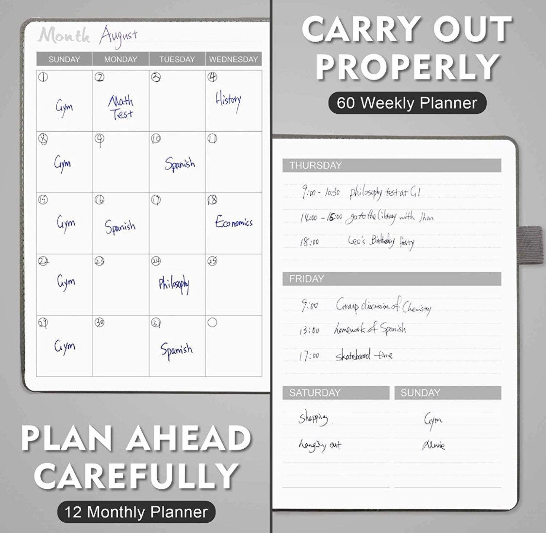 2023 Planner Kit - Minimalist all in one Planner with carry case and accessories