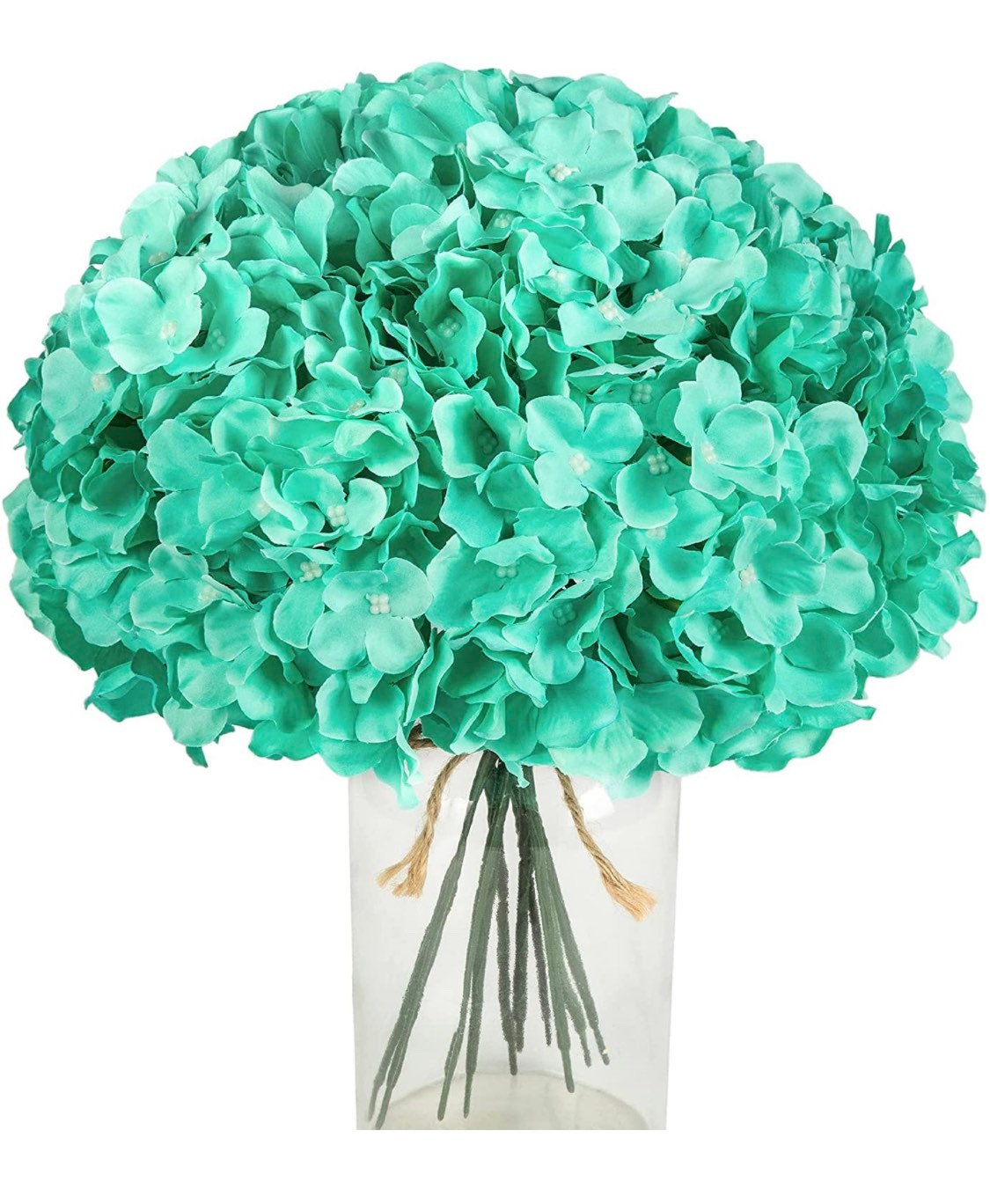 Hydrangea Flowers - Bridesmaid Bouquet - Silk Flowers - Wedding Decor - Hydrangea Floral Stems w/ removable stem - Great for wedding flowers