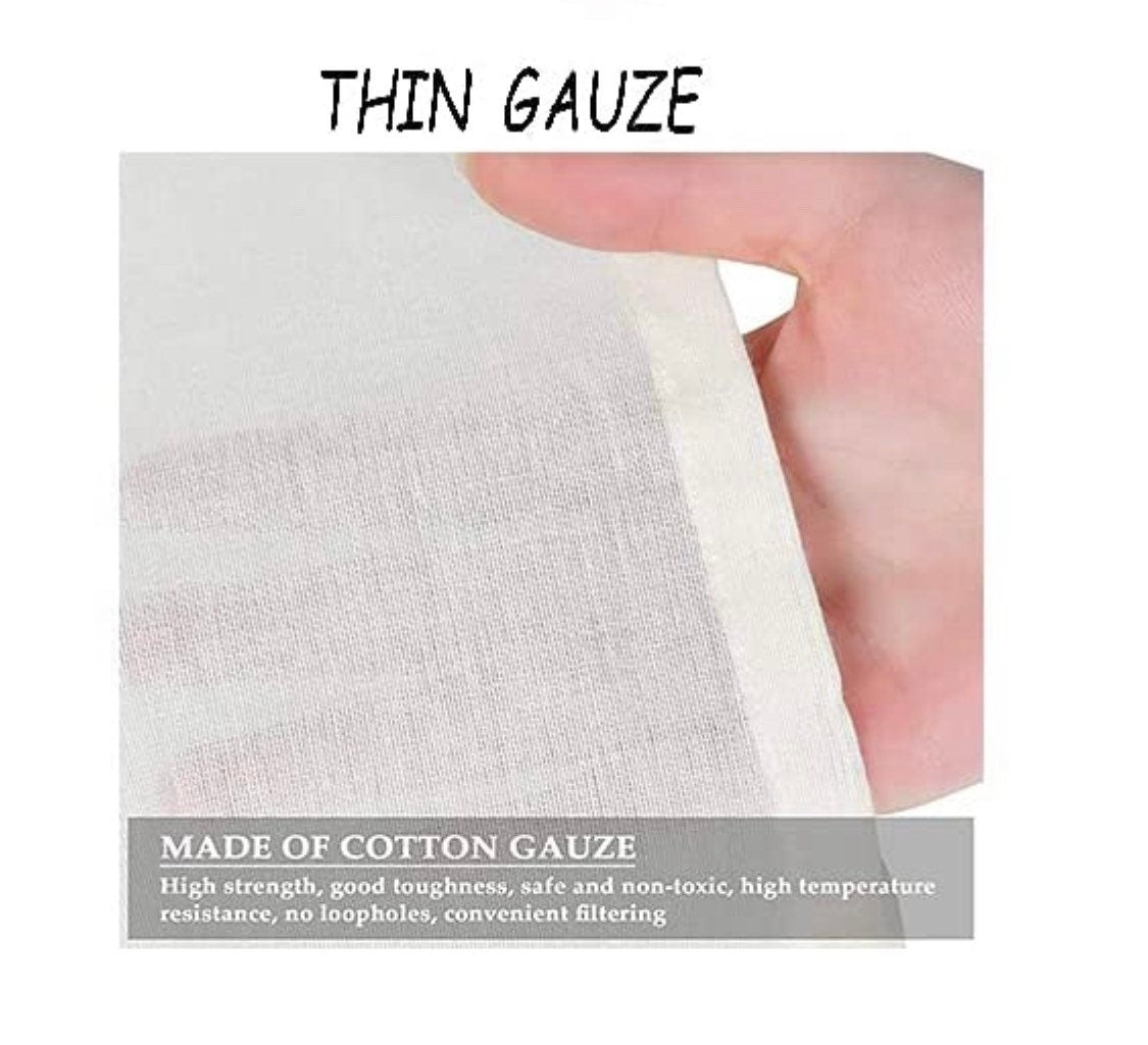 Muslin Bags | Sachet Bags | Cloth Bags | Cheesecloth Tea Bags | Gift Bags | Spice Bags | Drawstring Sack | 10ct Drawstring Bags