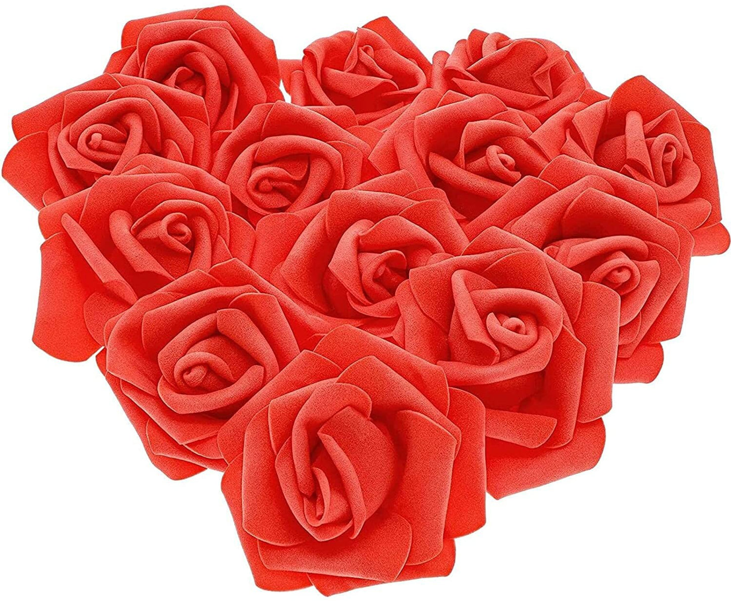 Realistic Roses for Displays and Crafts| Valentine's Day Roses | Flowers for Wall Panels Backdrop Bouquet Wedding Party Home Decor