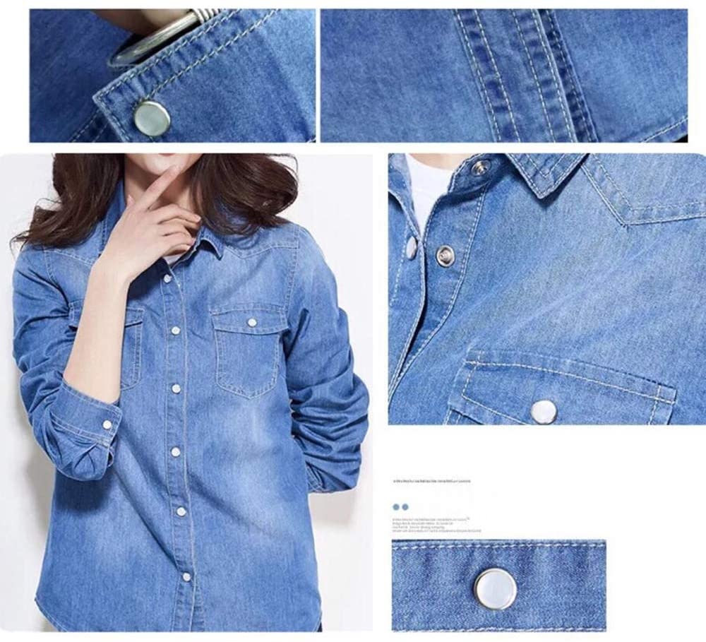 Pearl Snap Button Kit - Pearl Snaps 50 sets - 11mm Pearl Snaps