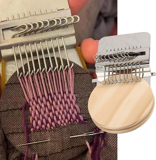 Darning Loom - Mending Looms - Fast DIY clothing repair - Speedweve Loom - Mending Kit - Visible Repair Tool