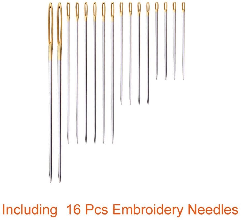 Embroidery thread - 140pcs Mending Thread - Jewelry Floss - Polyester Thread - Sewing Needles - Sewing Kit