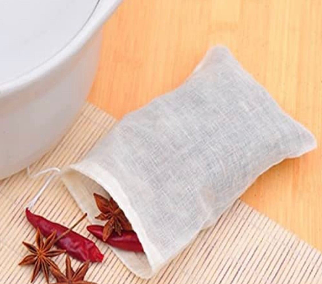 Muslin Bags | Sachet Bags | Cloth Bags | Cheesecloth Tea Bags | Gift Bags | Spice Bags | Drawstring Sack | 10ct Drawstring Bags