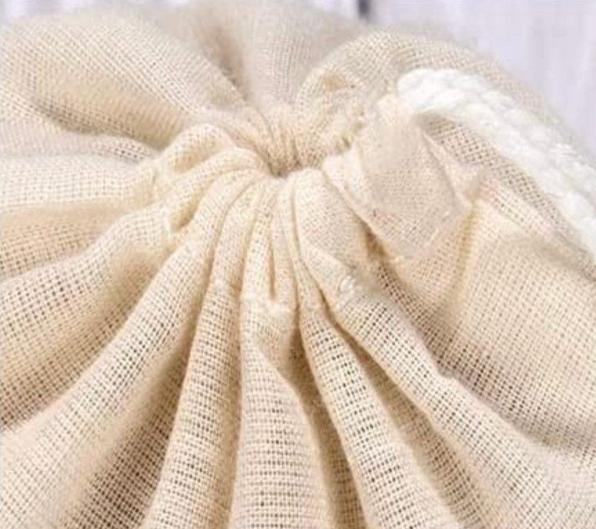 Muslin Bags | Sachet Bags | Cloth Bags | Cheesecloth Tea Bags | Gift Bags | Spice Bags | Drawstring Sack | 10ct Drawstring Bags