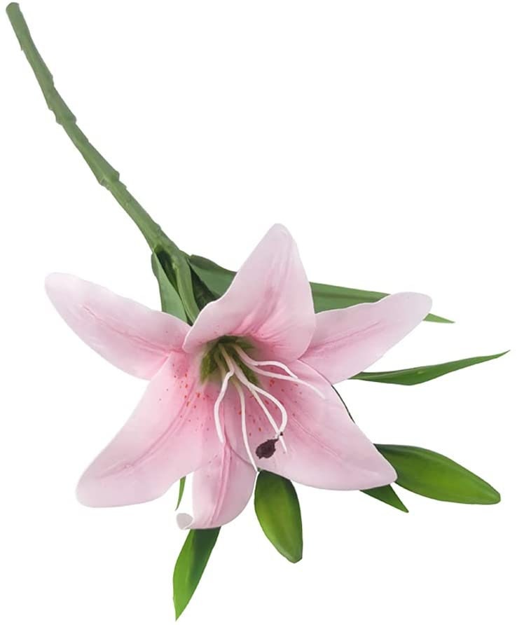 Artificial Lillies - Lily Flowers - Lillies - Artificial Flowers - Floral Stems - Real Touch Artificial Lily Flowers - Tiger Lily stems