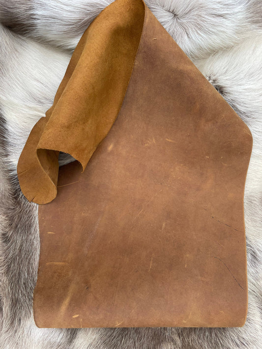 Laredo Crazy Horse Rugged Leather - Bag and Purse leather - Raw Leather - Wholesale Leather 3/4oz