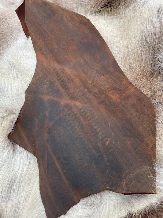 Laredo Crazy Horse Rugged Leather - Bag and Purse leather - Raw Leather - Wholesale Leather 3/4oz